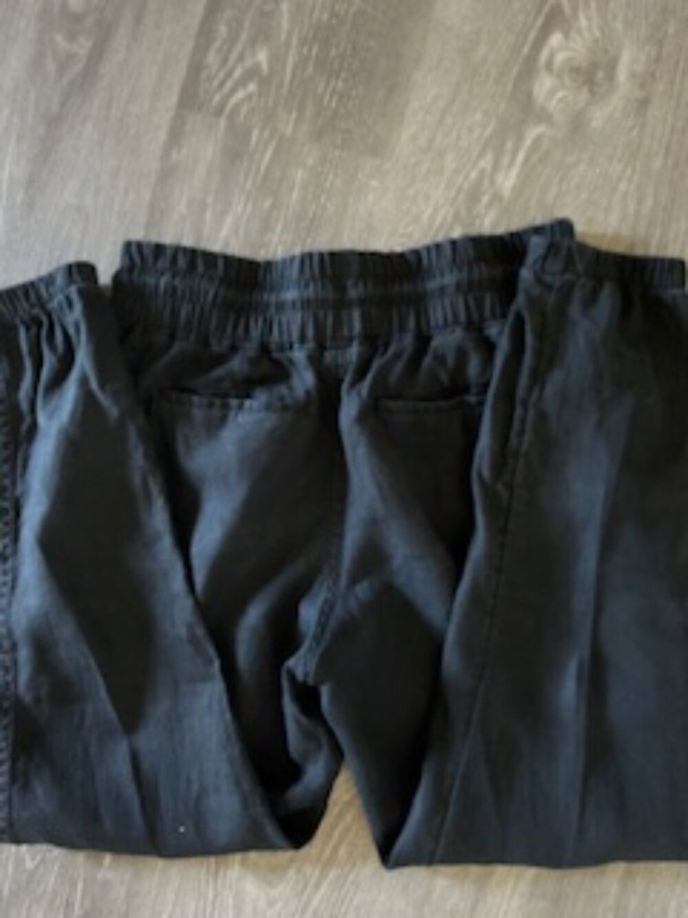 🧡3/15 Athleta Linen Black Joggers Women's 4 - Picture 4 of 10